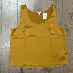 J. Crew Women's Sleeveless Scoop Neck Shell Top, Size XL